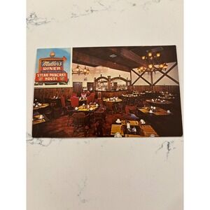Vintage Mullers Diner Steak Pancake House Postcard Stroudsburg PA‎ Poconos